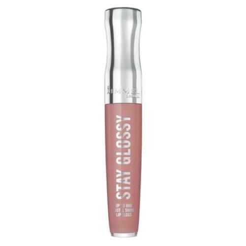 Rimmel Stay Glossy Lip Gloss, Blushing Belgraves, 0.18 oz