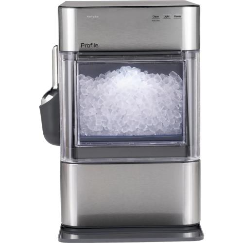 GE Profile - Opal Nugget Ice Maker with Rapid Ice Production - Black Stainless Steel