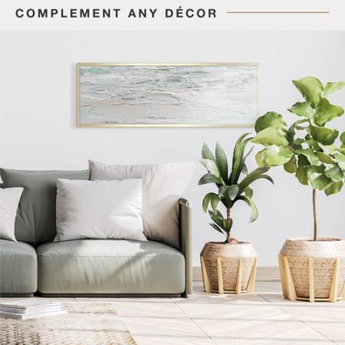 MCS Foundation 16x24 Poster Frame Traditional Brass, Vertical & Horizontal Wall Hanging Large Picture Frame for Photos, Posters & Art Prints (1-Pack)