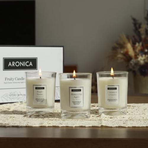 Aronica Candle set 3pcs - Fruity
