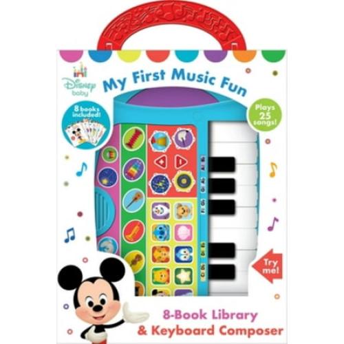 PHOENIX INTL: Disney Baby: My First Music Fun 8-Book Library and Keyboard Composer Sound Book Set (Hardcover)