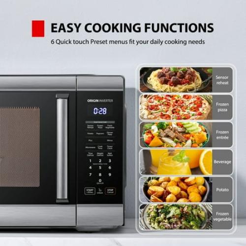 Toshiba 2.2 cu. ft. 24.4'' Microwave Oven in Stainless Steel