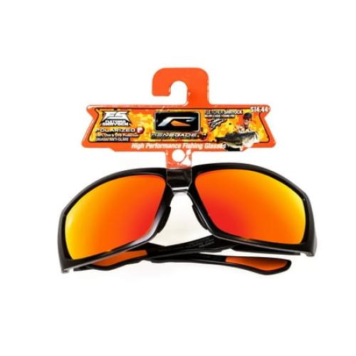 Renegade Pro Sports Angler Fletcher Polarized Adults Fishing Sunglasses - The Answer Black