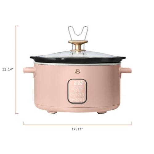 Beautiful 6 Qt Programmable Slow Cooker, Rose by Drew Barrymore