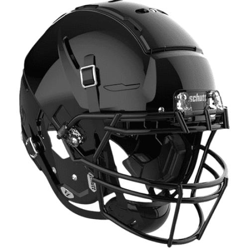 Red Youth L/XL Schutt F7 LX1 Youth Football Helmet, Black, Size L