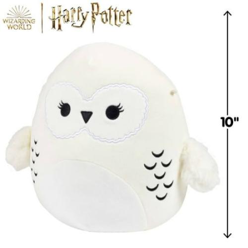 Squishmallows Original Harry Potter 10-Inch Hedwig the Owl Plush - Official 2025 Jazwares - Collectible Soft & Squishy Owl Stuffed Animal Toy Figure - Gift for Kids, Girls & Boys