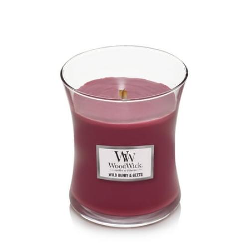 WoodWick Medium Hourglass Candle, Wild Berry & Beet