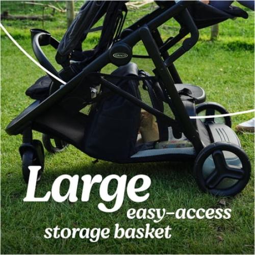 Graco Ready2Grow 2.0 Double Stroller, Black