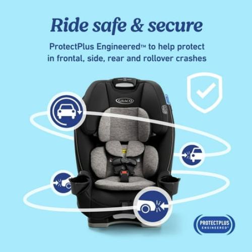Graco SlimFit 3-in-1 Car Seat, Jarret, Black ‼️used and possibly could have stains ‼️