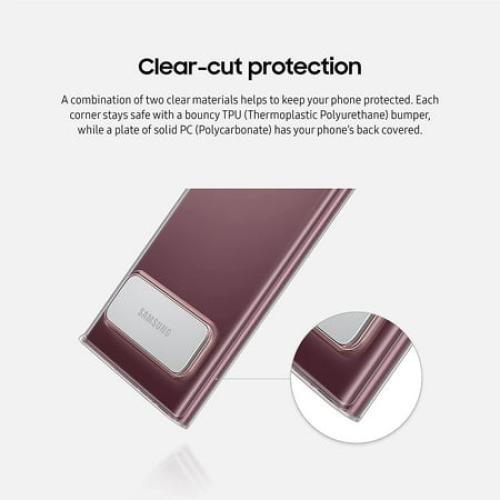 Samsung Official Clear Standing Cover for Samsung Galaxy S22 Ultra - Clear