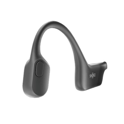Shokz Open Run Wireless Bone Conduction Sport Headphones with Built-In Mic - Black
