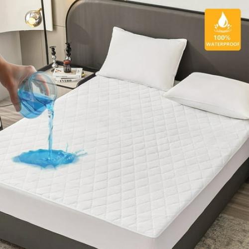 Mainstays Waterproof Mattress Pad, Full 54 in x 75 in