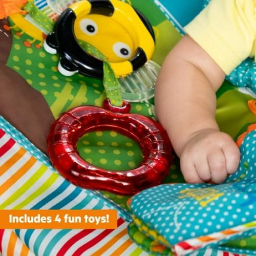 Bright Starts Pop 'N Jump Portable Activity Jumper, Owl Forest, Infant