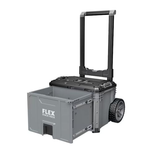 FLEX STACK PACK 24.21-in W x 19.67-in H x 19.75-in D Gray Polypropylene Rolling Tool Box