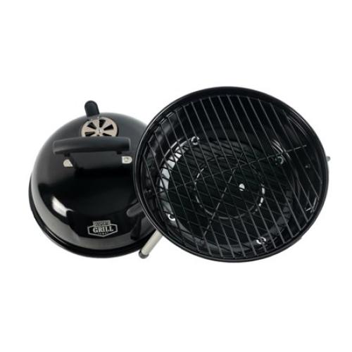 Expert Grill 14.5'' Steel Portable Charcoal Grill, Black