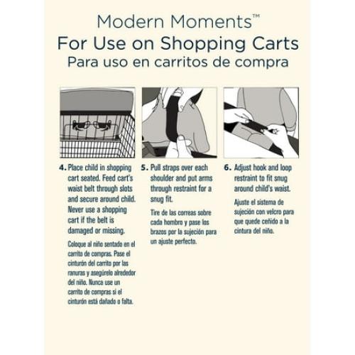 Modern Moments By Gerber Baby Boy Shopping Cart Cover, Sage