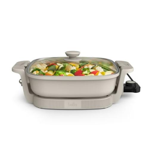 bella Make and Take Electric Skillet, Oatmilk
