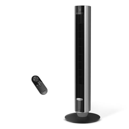 Lasko 40” WhisperForce DC Technology Tower Fan, 29 ft/s Airflow, Remote, Black, TDC401, New