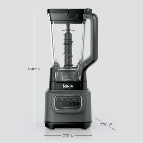 Ninja Classic Blender, 1000 Watts, 3 Speeds, Smoothies, 72 Oz. Pitcher, Total Crushing Blades, Dark Gray BE200