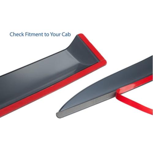Goodyear Shatterproof Window Deflectors for Ford F150 2015-2026 SuperCrew, Tape-on Rain Guards, Window Visors, Vent Deflector Visor, Car Accessories, 4 pcs. - GY008885