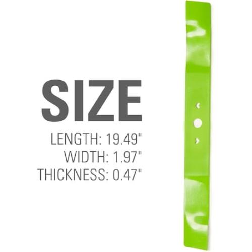 Greenworks Replacement Lawn Mower Blade (20 Mowers : MO48L4210, MO48L4212, MO48L4210-D)