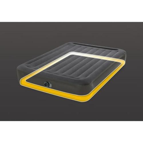 Intex 15 Essential Rest Dura-Beam Airbed Mattress with Internal Pump Included - QUEEN