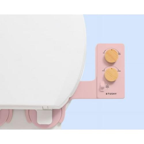 TUSHY Spa Self-Cleaning Warm Water Bidet Attachment, Adjustable Nozzle Angle, Pressure Control, Easy DIY Home Install, Requires Sink Access for Temperature Control, Gunmetal
