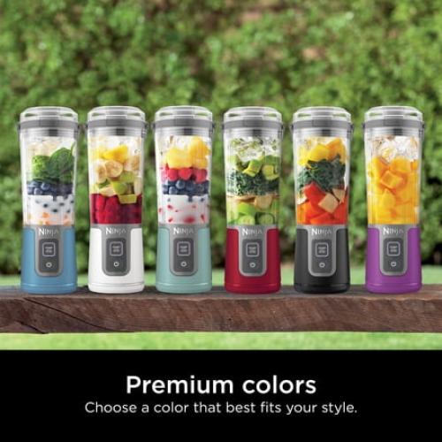 Ninja Blast 16 oz Portable Personal Blender with Leak Proof Lid and Easy Sip Spout, Smoothie Blender, Black BC100BK