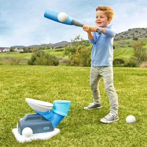 Little Tikes 2-in-1 Pop 'n Pitch Trainer, Outdoor Sports Experience, Boys and Girls Ages 3  MAY HAVE MISSING ACCESSORIES