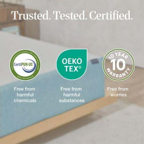 Lifement Basic 12 Inch Twin, Copper Infused Cooling Gel Memory Foam Mattress, Medium Firm, Fiberglass Free, Pressure Relief, Safe & Certified Foams & Cover, 10-Year Warranty