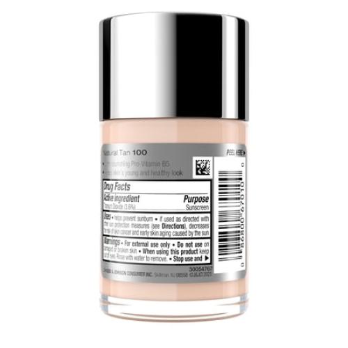 Soft Beige 50 Neutrogena Healthy Skin Liquid Makeup, Natural Tan 100, 1 fl. oz