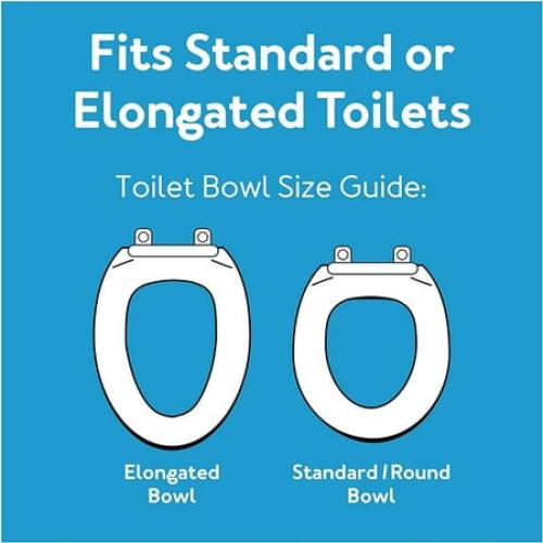 Carex Raised Toilet Seat with 5 in Height, Slip-Resistant & Removable, 300 lb Limit