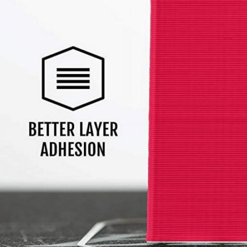 HATCHBOX 3D PLA-1KG1.75-PNK PLA 3D Printer Filament, Dimensional Accuracy  /- 0.05 mm, 1 kg Spool, 1.75 mm, Pink