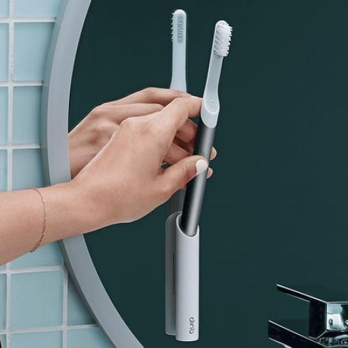 quip Sonic Battery Electric Toothbrush, Slate Metal