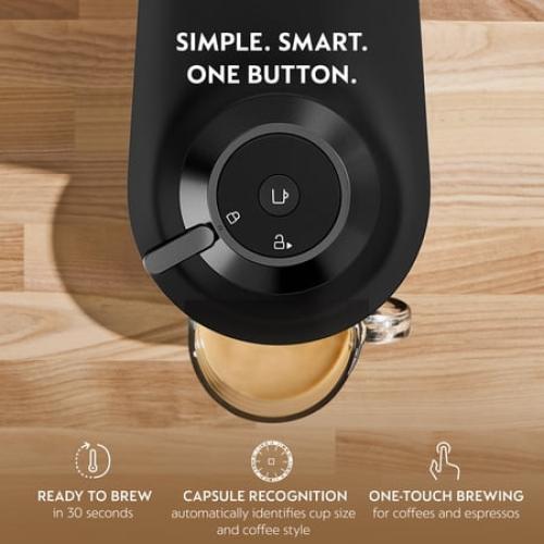 Nespresso Vertuo Pop Coffee and Espresso Maker by De'Longhi with Milk Frother, Black