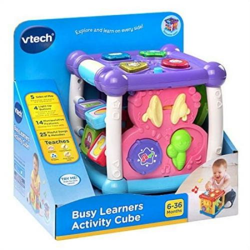 VTech Busy Learners Activity Cube- Purple