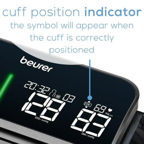 Beurer BM81 easyLock Automatic Upper Arm Blood Pressure Monitor, Fully