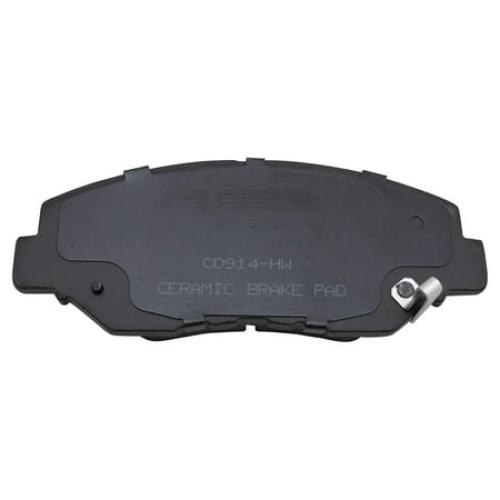 TRQ Front Brake Pads Ceramic Fits Select 2013-2015 Acura ILX 2003-2017 Honda Accord 2012-2021 Civic 2002-2016 CR-V 2016 CR-Z 2003-2011 Element 2013-2014 Fit 2003-2008 Pilot