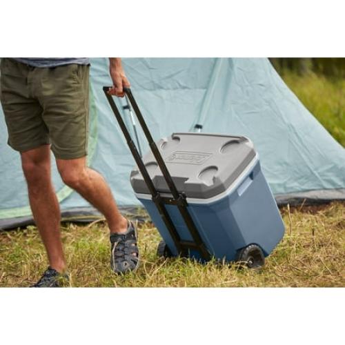 Coleman 316 Series 60QT Hard Chest Wheeled Cooler, Lakeside Blue