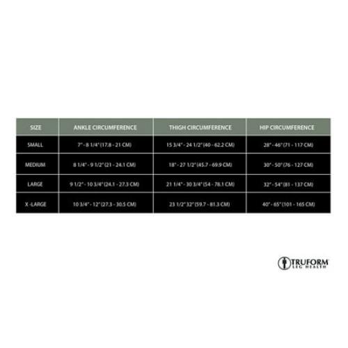 TRUFORM TruSheer Pantyhose 20-30mmHg (Beige) Medium
