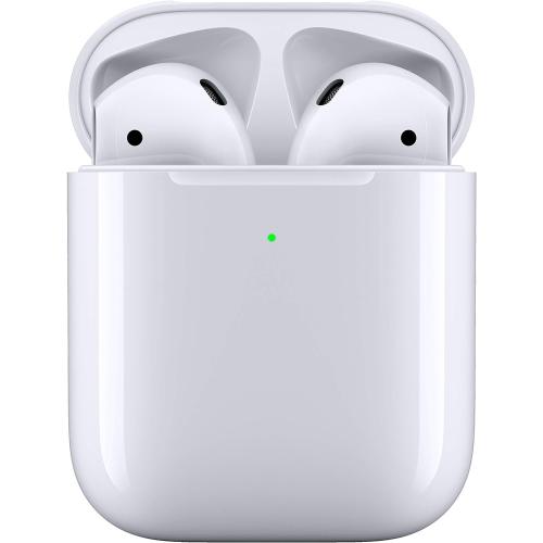 Apple Airpods MRXJ2 with Wireless Charging Case - White (Airpods 2)