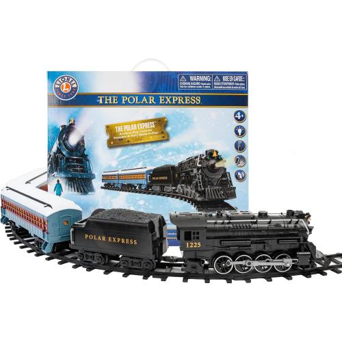 Lionel The Polar Express Ready-to-Play Set, Battery-Powered Berkshire-Style Model Train Set with Remote