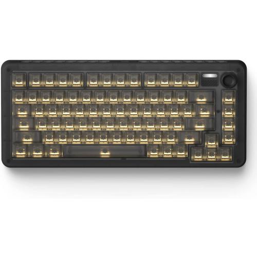 IQUNIX EV63 Hall Effect Magnetic Gaming Keyboard 60% | 0.01mm Rapid Trigger, Adjustable Actuation, 0.125ms Latency, Hot-Swap, SOCD, RGB, Aluminum with Forged Carbon (Dark Purple)