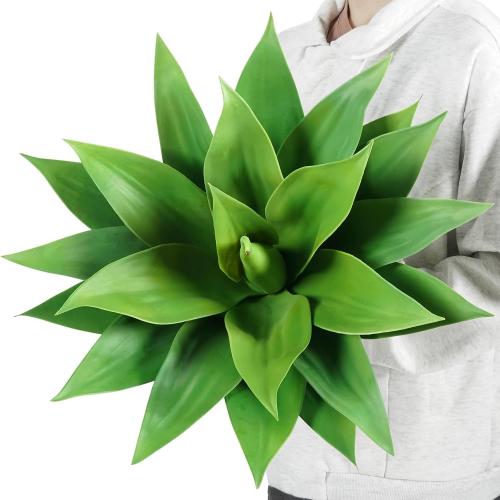 Velener Artificial Agave Succulent Plant 22 Inches Medium Size - Green / Medium