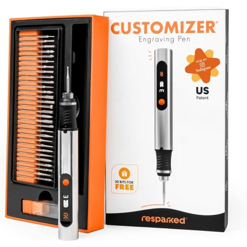 NEW - Resparked Customizer Engraving Pen - with 30 Bits