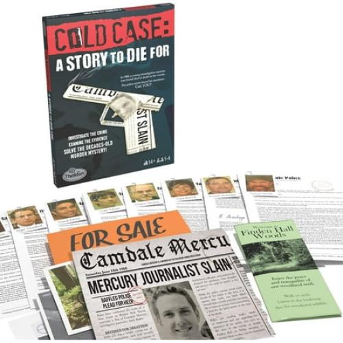 ThinkFun Cold Case: A Story to Die For Murder Mystery Game