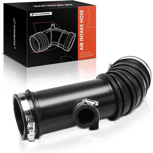A-Premium Engine Air Intake Hose Tube - with Clamps - [fits DOHC 4Cyl 1.8L] Compatible with Toyota Corolla 1993 1994 1995 1996 1997 Replace# 17881-15180 1788115180