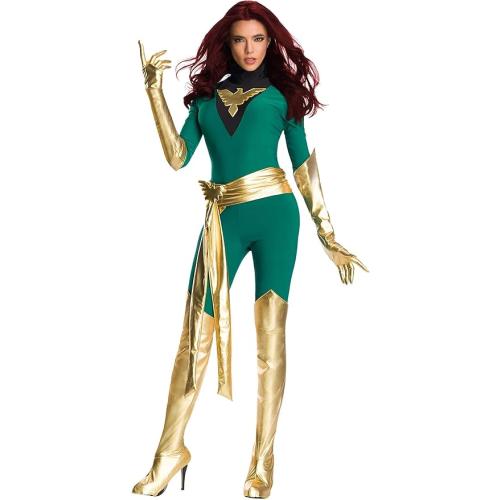 Premium Marvel Jean Green Phoenix Womens Costume X-Small