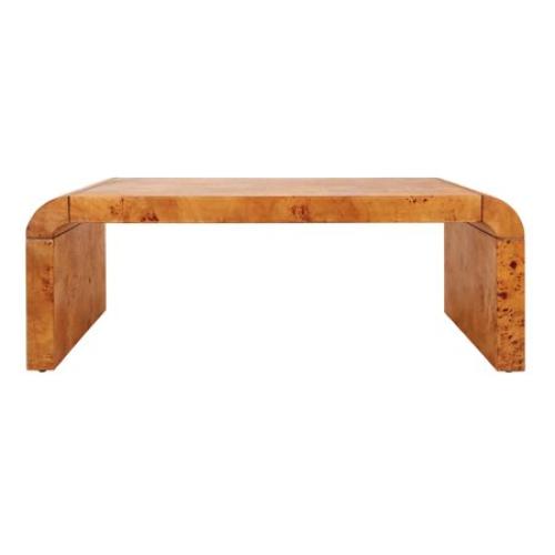 New Pacific Direct Adriel Burl Wood Coffee Table