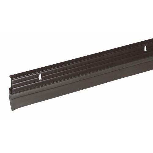Frost King Premium Aluminum And Vinyl Door Sweep 1-5/8-Inch by 36-Inches Brown - B59/36H